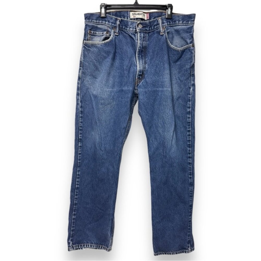 Vintage 90s/Y2K Levi’s 505 Straight Leg Denim Blue Jeans Men’s Size 38 x 32